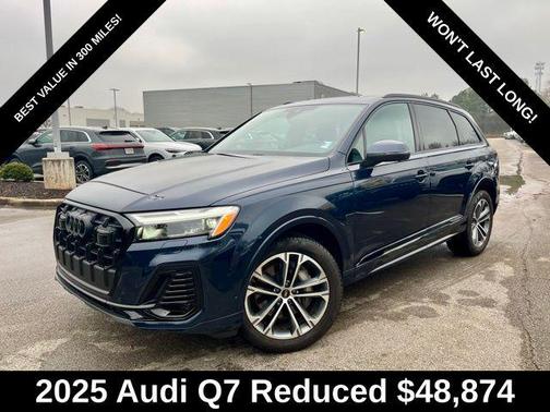 Waitomo Blue Metallic 2025 Audi Q7 45 Premium