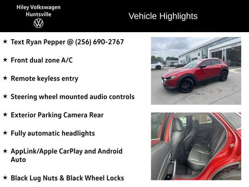 Soul Red Crystal Metallic 2025 Mazda CX-30 2.5 S Select Sport