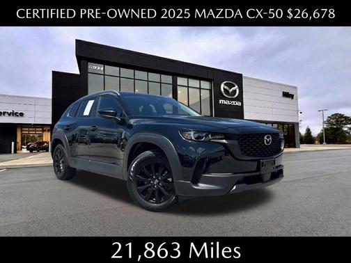 Jet Black Mica 2025 Mazda CX-50 2.5 S Select Package