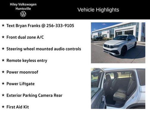 2022 Volkswagen Tiguan 2.0T SE R-Line Black