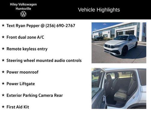 2022 Volkswagen Tiguan 2.0T SE R-Line Black