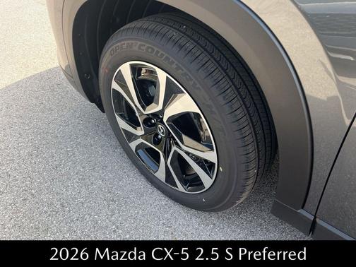 Machine Gray Metallic 2026 Mazda CX-5 2.5 S Preferred Package
