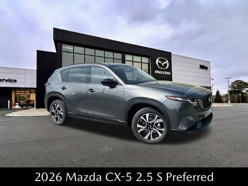 Machine Gray Metallic 2026 Mazda CX-5 2.5 S Preferred Package