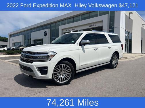 White Metallic 2022 Ford Expedition Max Platinum