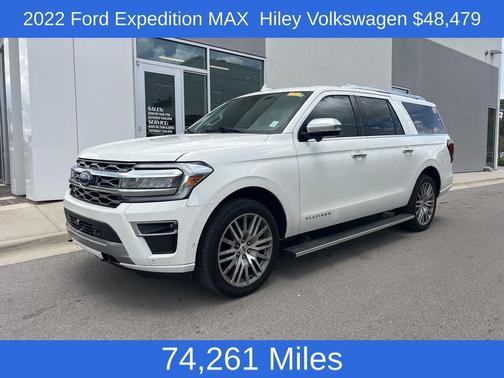 White Metallic 2022 Ford Expedition Max Platinum