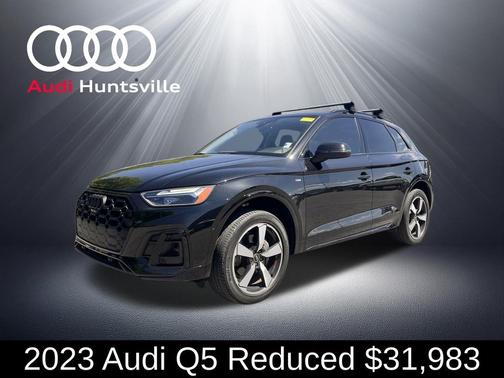 Black Metallic 2023 Audi Q5 45 S line Premium Plus