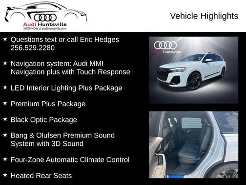 Glacier White Metallic 2026 Audi Q7 55 Premium Plus