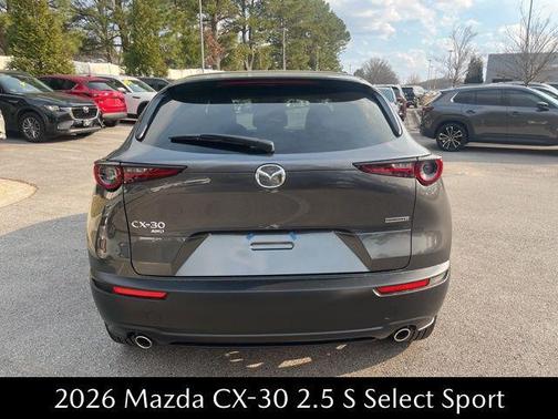 Machine Gray Metallic 2026 Mazda CX-30 2.5 S Select Sport