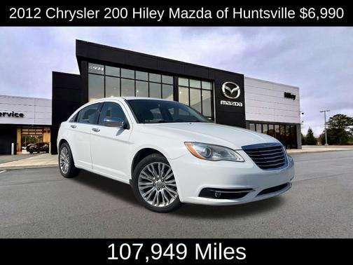 Bright White Clearcoat 2012 Chrysler 200 Limited