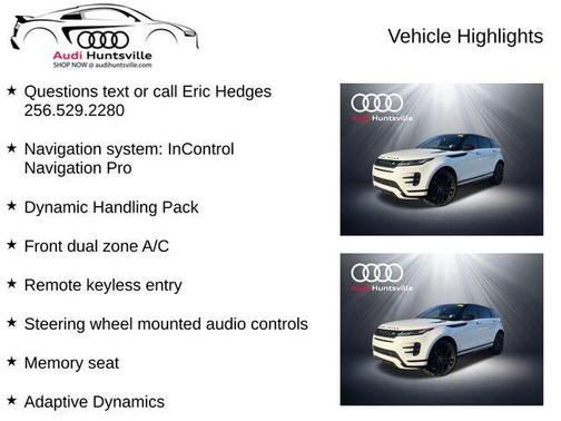 2022 Land Rover Range Rover Evoque R-Dynamic SE