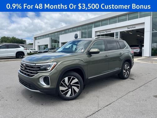 avocado green pearl 2026 Volkswagen Atlas 2.0T SEL