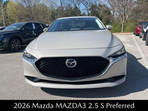 Platinum Quartz Metallic 2026 Mazda Mazda3 FWD w/Preferred Package