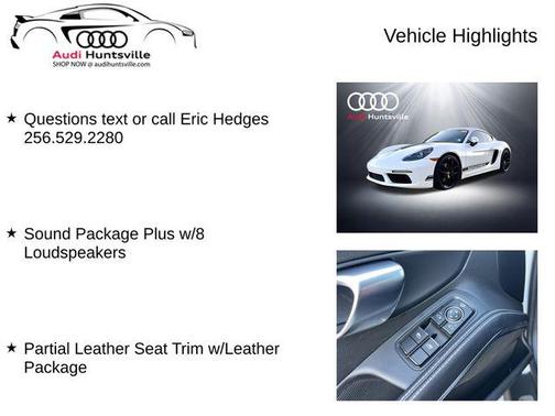 2024 Porsche 718 Cayman Style Edition