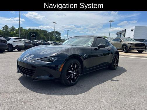 Jet Black Mica 2025 Mazda MX-5 Miata RF Grand Touring