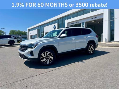 opal white pearl 2026 Volkswagen Atlas 2.0T SE w/Technology