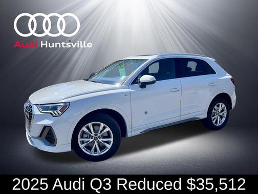 Glacier White Metallic 2025 Audi Q3 Premium 45 TFSI S line quattro Tiptronic