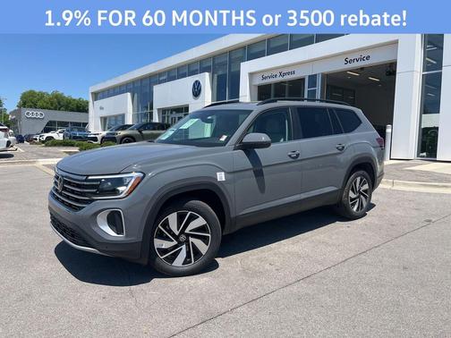 pure gray 2026 Volkswagen Atlas 2.0T SE w/Technology