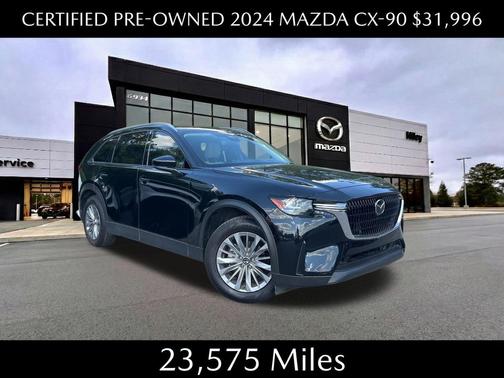 Jet Black Mica 2024 Mazda CX-90 3.3 Turbo Preferred Plus