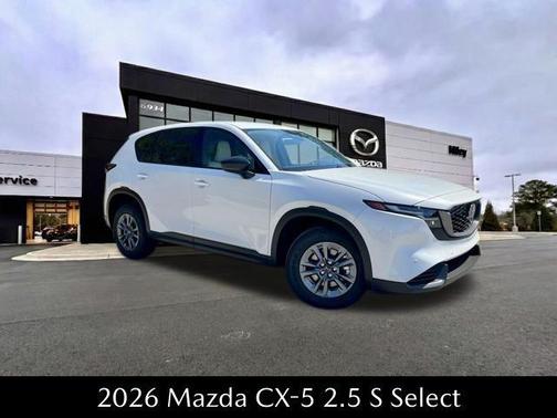 Rhodium White Metallic 2026 Mazda CX-5 2.5 S Select Package