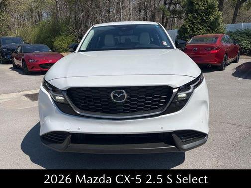 Rhodium White Metallic 2026 Mazda CX-5 2.5 S Select Package