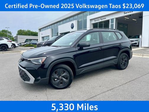 Deep Black Pearl 2025 Volkswagen Taos 1.5T S