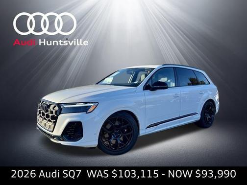 Glacier White Metallic 2026 Audi SQ7 4.0T Premium Plus