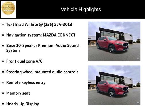 Soul Red Crystal Metallic 2021 Mazda CX-5 Signature