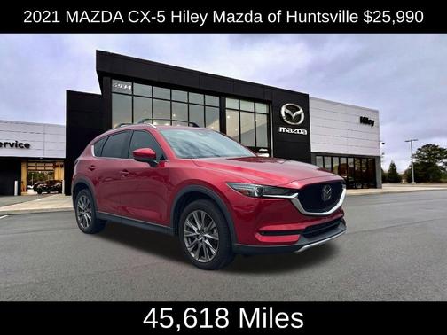 Soul Red Crystal Metallic 2021 Mazda CX-5 Signature