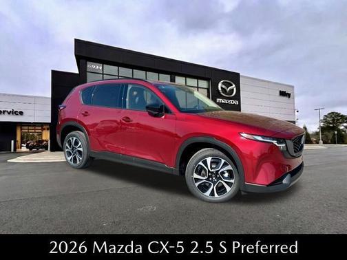 Soul Red Crystal Metallic 2026 Mazda CX-5 2.5 S Preferred Package