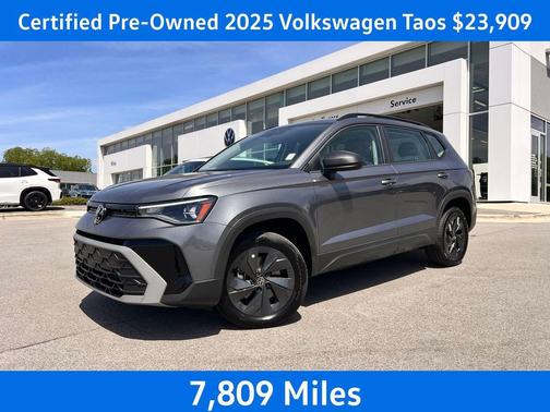 Platinum Gray Metallic 2025 Volkswagen Taos 1.5T S