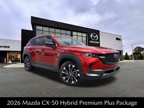 Soul Red Crystal Metallic 2026 Mazda CX-50 Hybrid Premium Plus