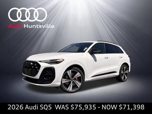 Glacier White Metallic 2026 Audi SQ5 3.0T Premium Plus