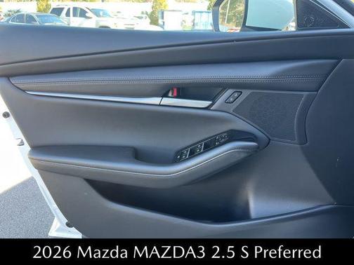 Snowflake White Pearl Mica 2026 Mazda Mazda3 FWD w/Preferred Package
