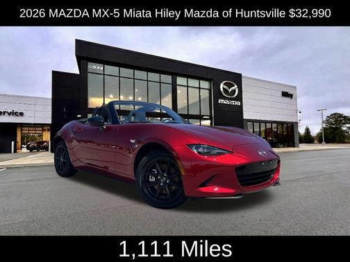Soul Red Crystal Metallic 2026 Mazda MX-5 Miata Sport
