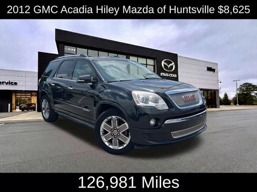 Carbon Black Metallic 2012 GMC Acadia Denali