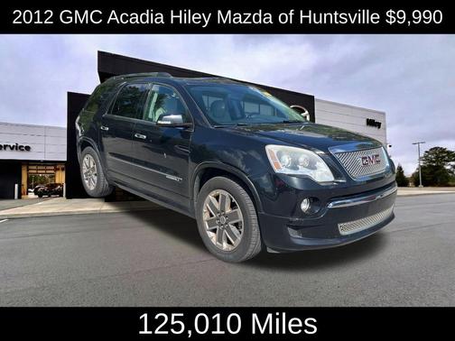 Carbon Black Metallic 2012 GMC Acadia Denali