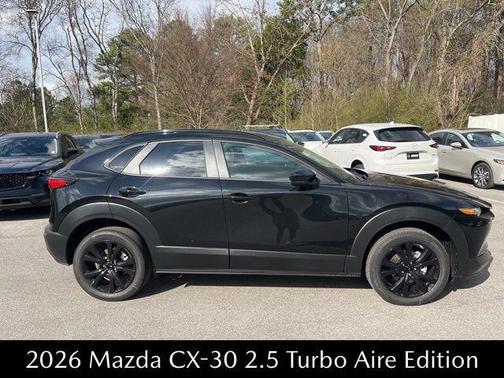 Jet Black Mica 2026 Mazda CX-30 2.5 Turbo