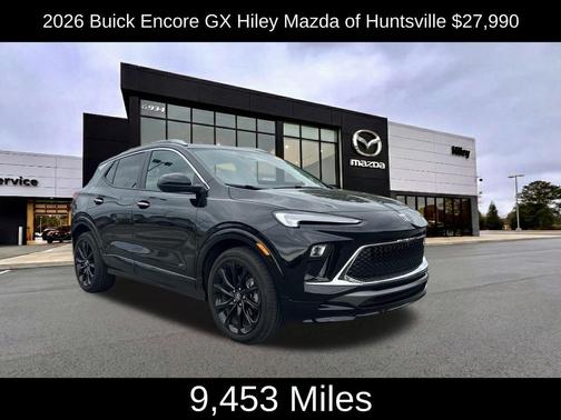 Ebony Twilight Metallic 2026 Buick Encore GX Sport Touring