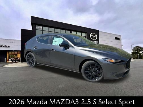 Machine Gray Metallic 2026 Mazda Mazda3 2.5 S Select Sport