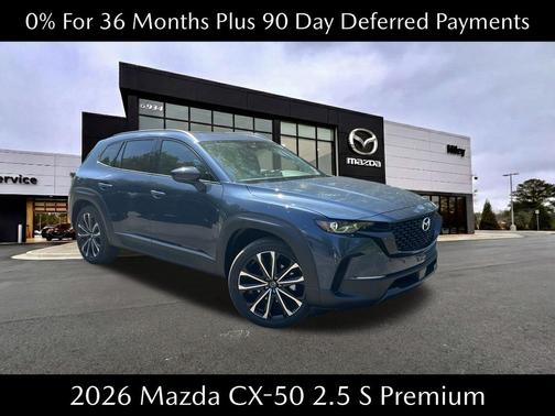 Ingot Blue Metallic 2026 Mazda CX-50 2.5 S Premium Package