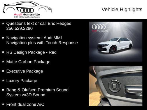 Glacier White Metallic 2026 Audi RS Q8 4.0T