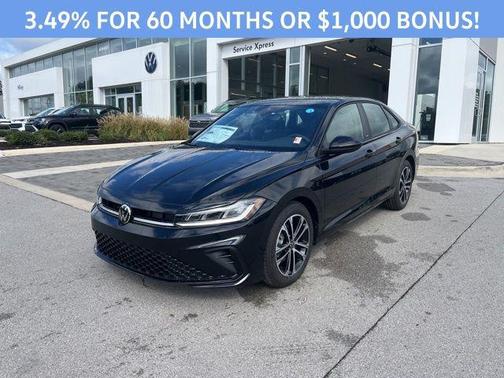 Deep Black Pearl 2026 Volkswagen Jetta 1.4T S