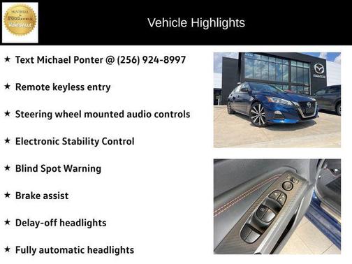 2019 Nissan Altima 2.5 SR