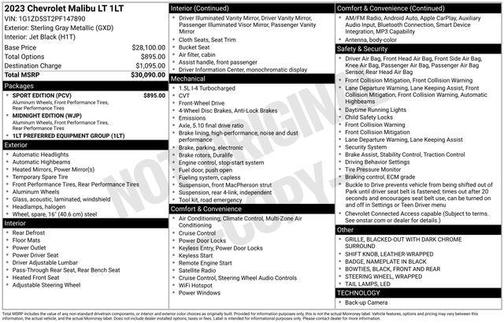 2023 Chevrolet Malibu FWD 1LT