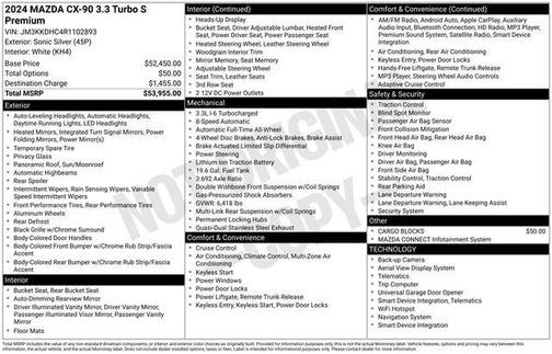 2024 Mazda CX-90 3.3 Turbo S Premium