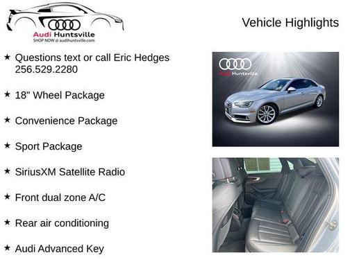 2019 Audi A4 2.0T Premium