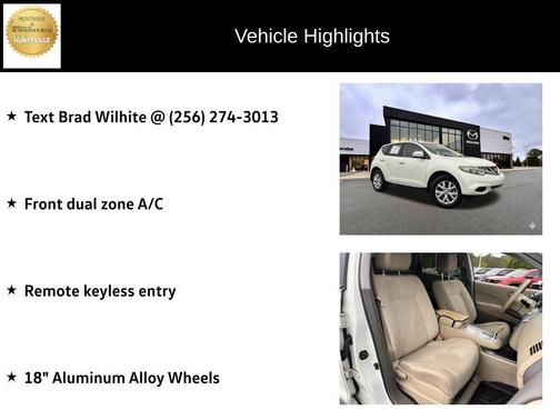Pearl White Metallic 2013 Nissan Murano S