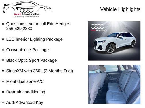 2025 Audi Q3 Premium 45 TFSI S line quattro Tiptronic