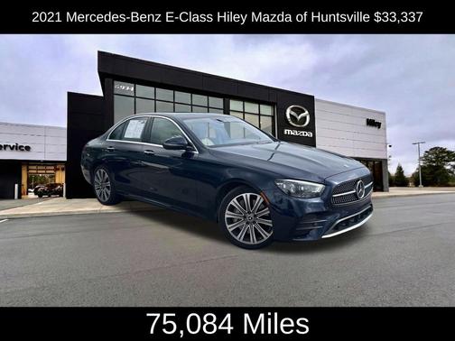 Blue 2021 Mercedes-Benz E-Class 4MATIC
