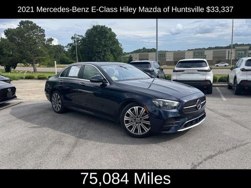 Blue 2021 Mercedes-Benz E-Class 4MATIC